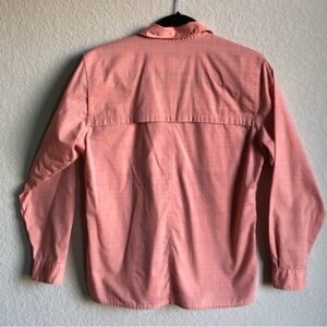 Patagonia Womens Long Sleeved Tropical Shirt Coral Pink Pattern XS 82030 🪸